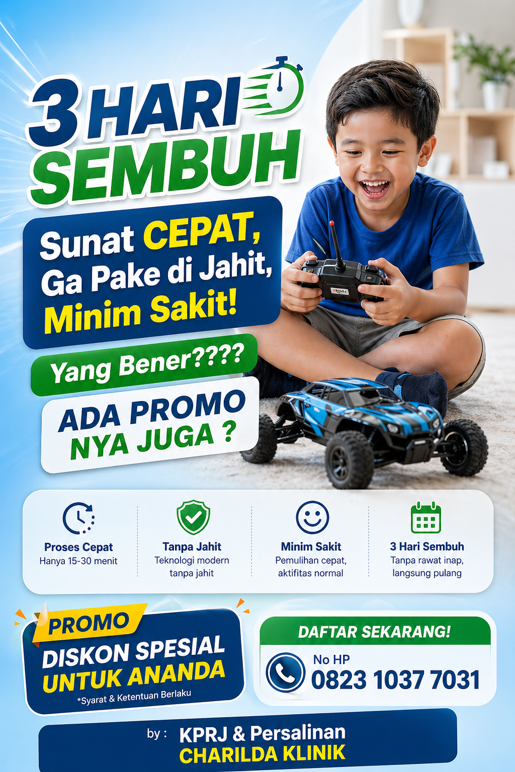Sunat Sekarang, Liburan Sekolah Nanti Sudah Tenang!